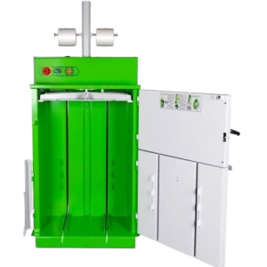 TONNA E80 PLC Cardboard Baler 4 ton open door