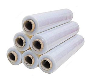 Šest rola prozirne ručne stretch folije, širine 500 mm